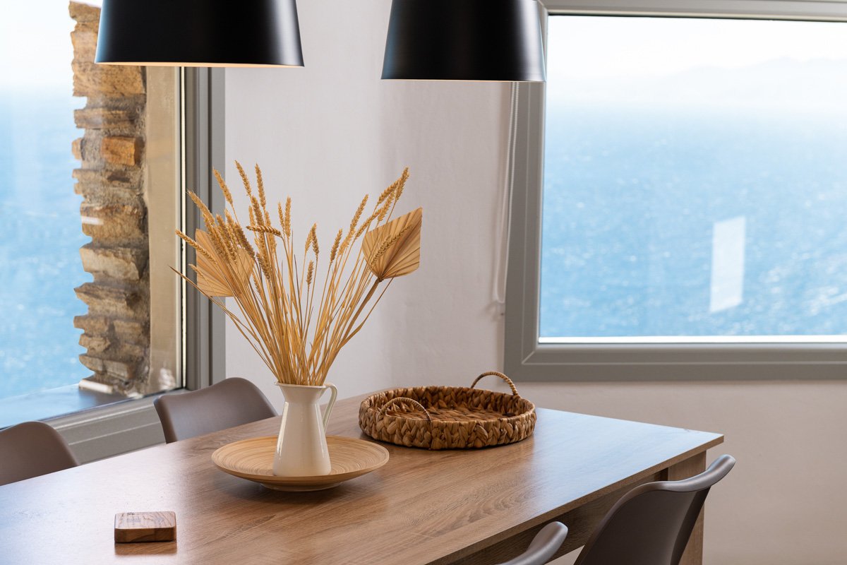 The view from the dining table