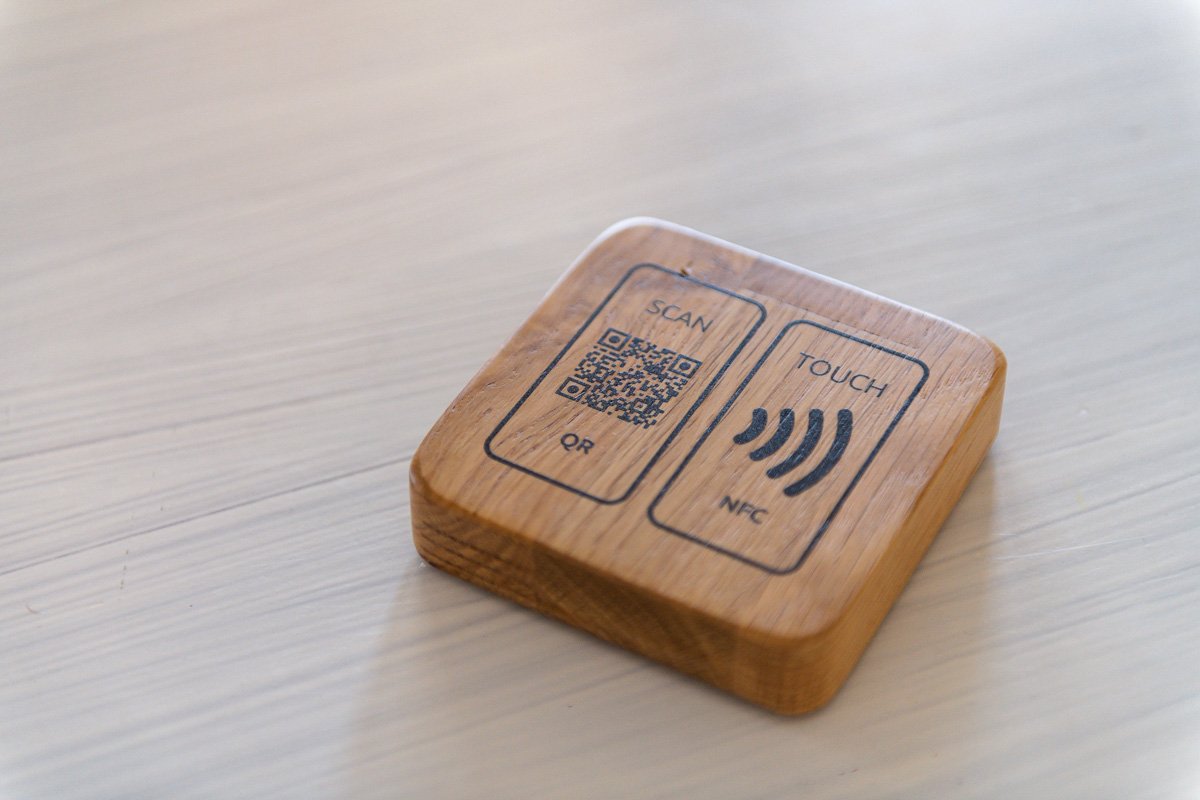 Interior of Caval Residences QR - NFC Touchpoint