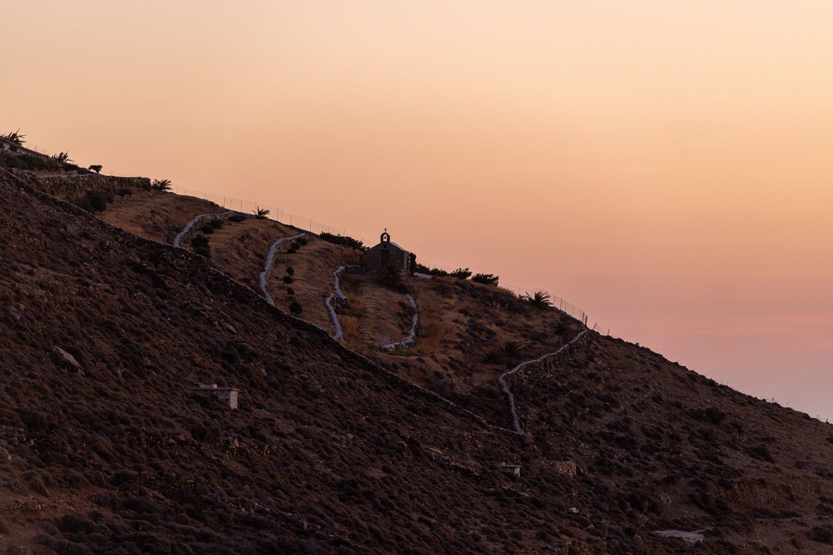 View from the balcony - Mountain Sunset