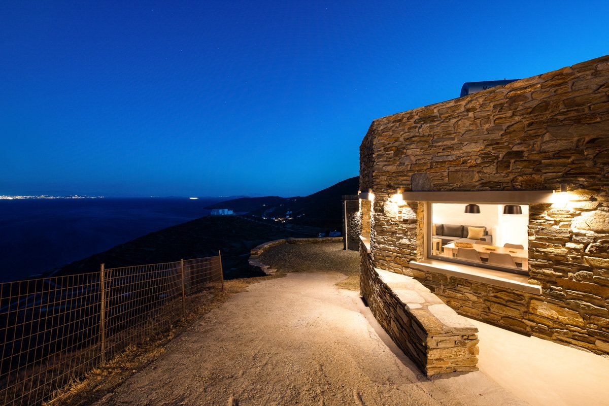 The view from the porch Night shot